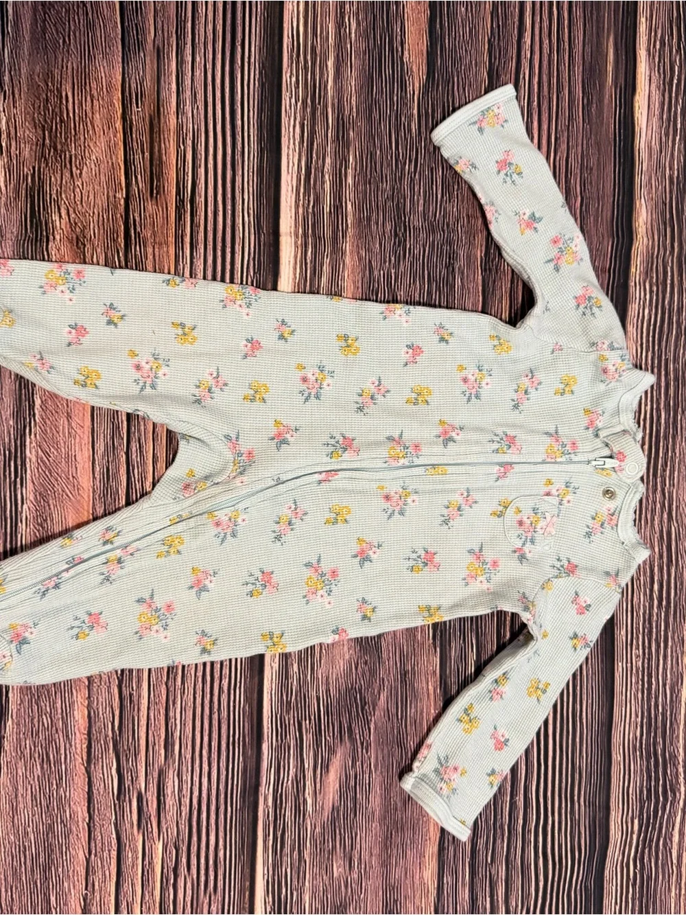 Girls' 5pc Footed One-Piece Sleepers - Multi Color